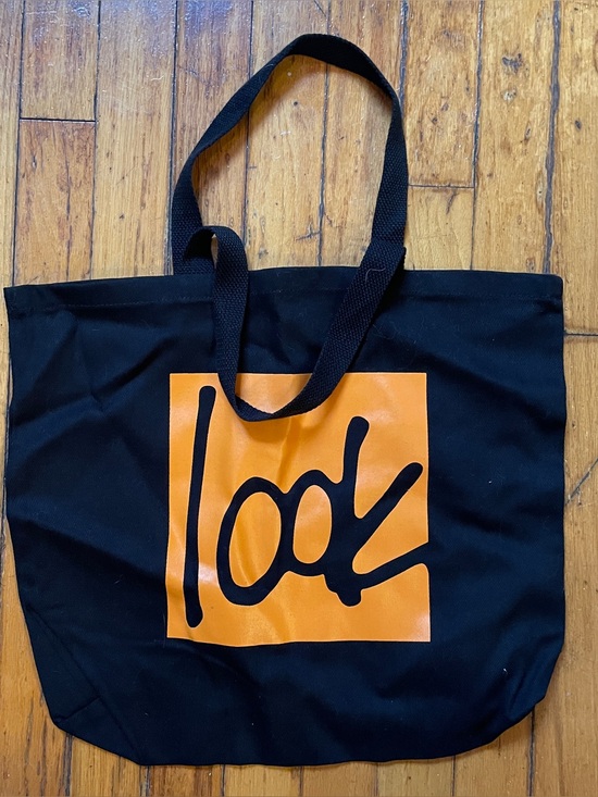 Handbags - Chicago Lookingglass Theatre Black and Orange Tote Bag